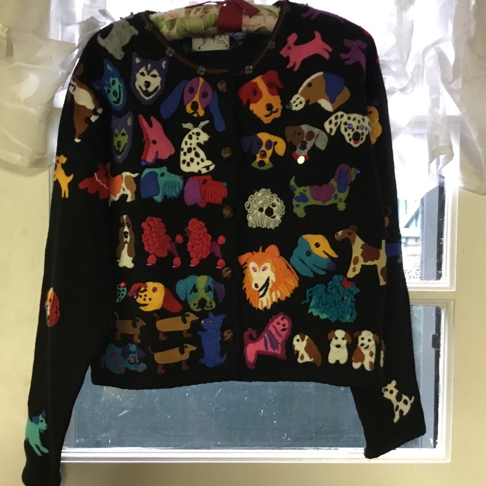 Colorful Animal Patterned Women's Sweater